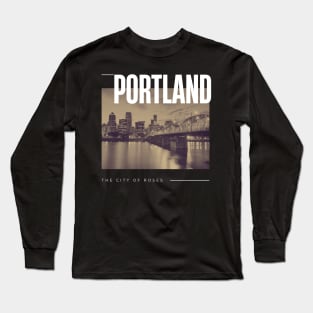 portland city Long Sleeve T-Shirt